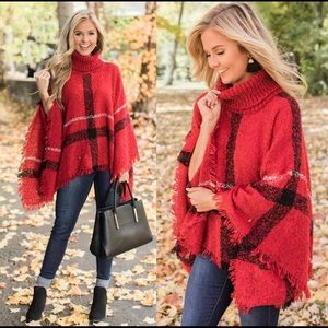 Pink Lily poncho